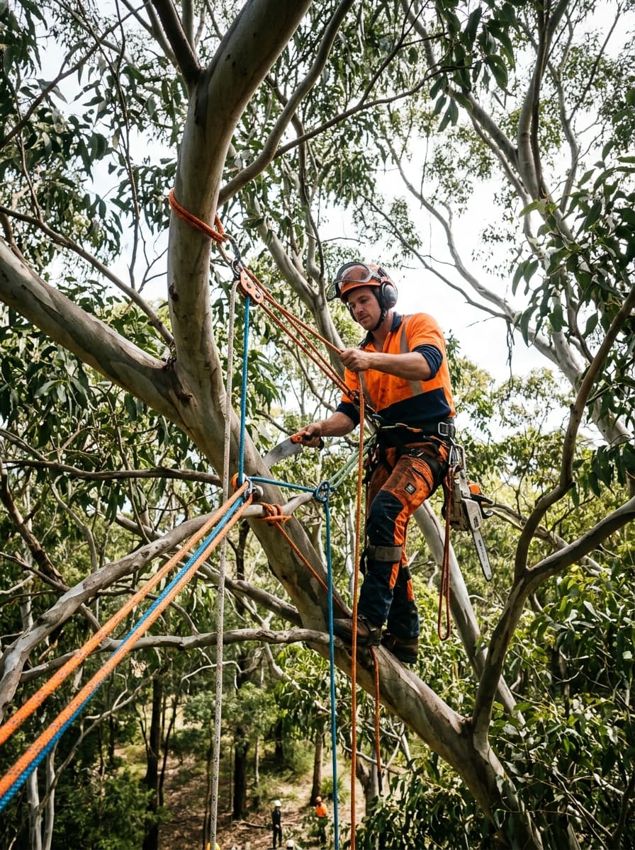 Tree service trade work ad